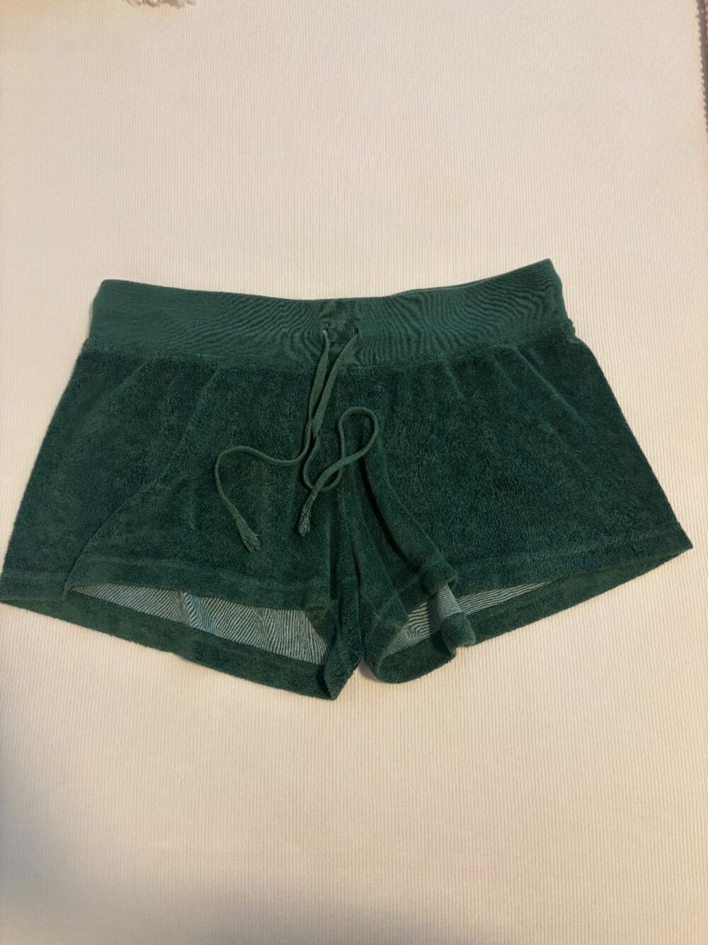 Hard Tail Forever Green Terry Cloth Drawstring Shorts Size XL